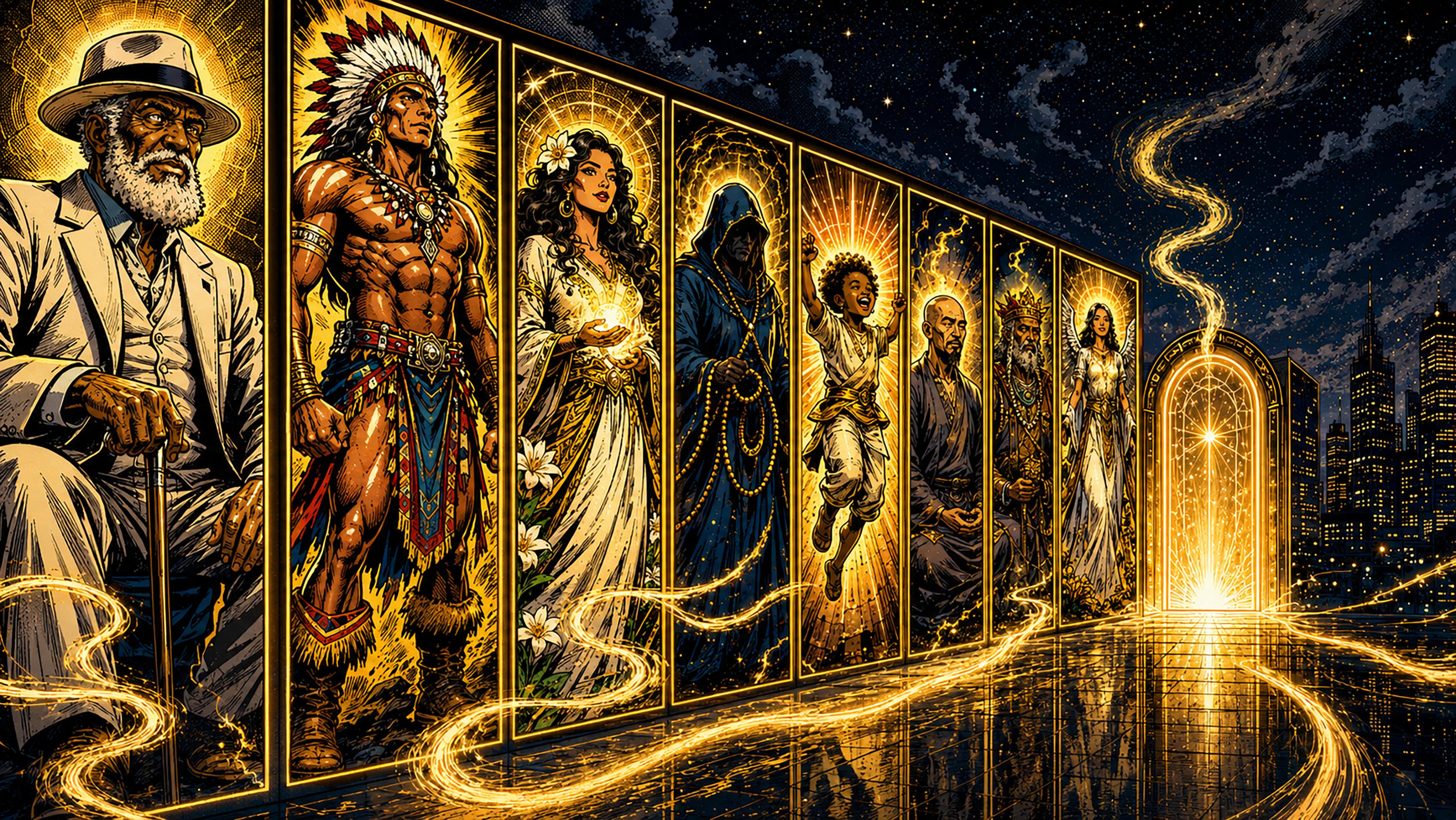 Banner visual do livro Mediunidade e Arquétipos de Heróis
